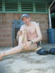 Stretching in a speedo (best)