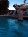 Calvin Klein speedo - stretching abs