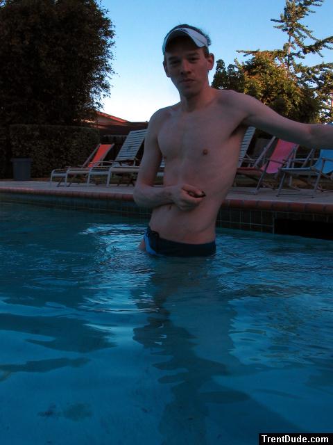 Calvin Klein speedo - belly (unshaven)