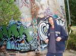 He came here to express his own form of graffiti