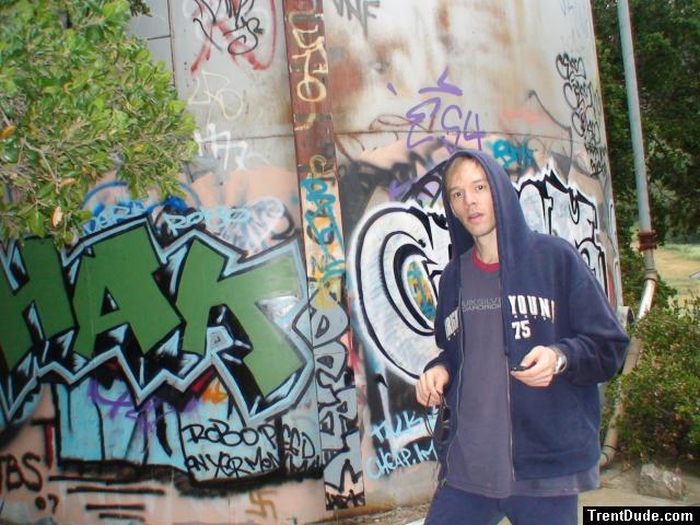 He came here to express his own form of graffiti