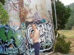 Feeling satisfied that no graffiti artists sprayed him