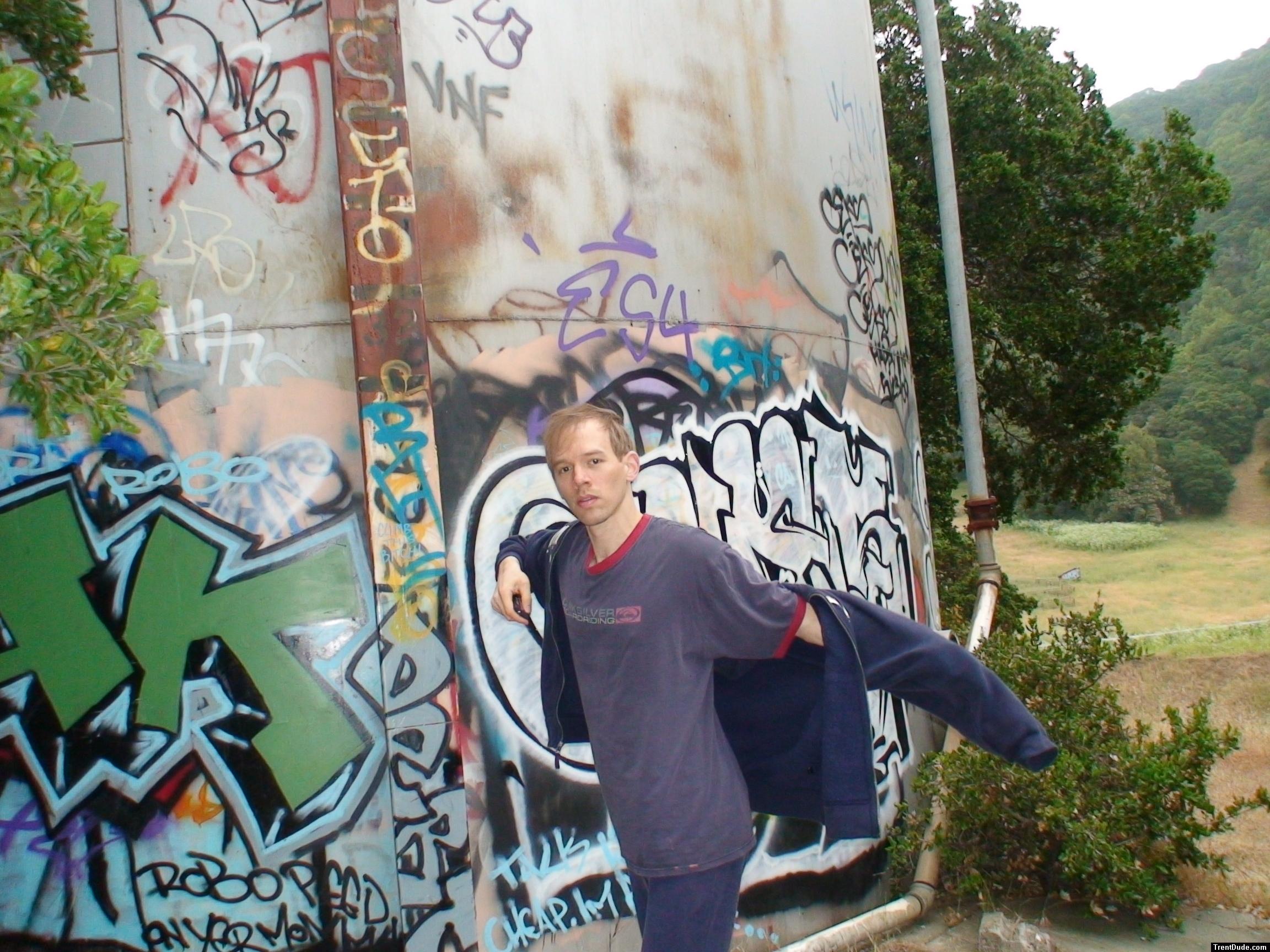 Wearing Tommy Hilfiger workout sweats (check out the uncensored site for more photos)