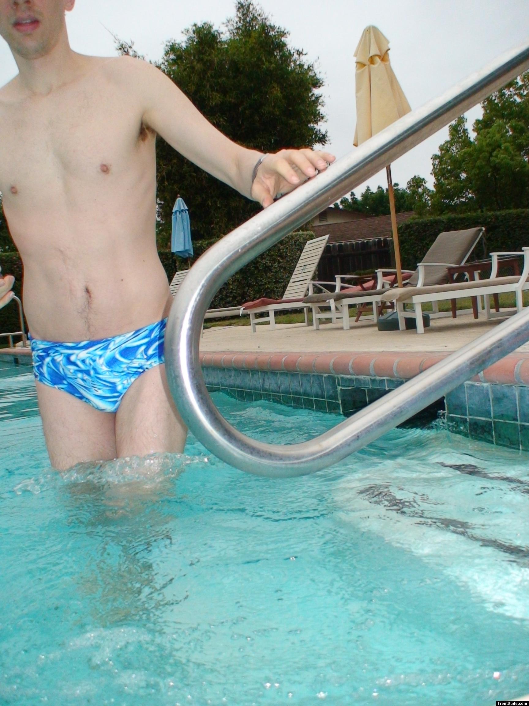 about to test out the new blue Speedo