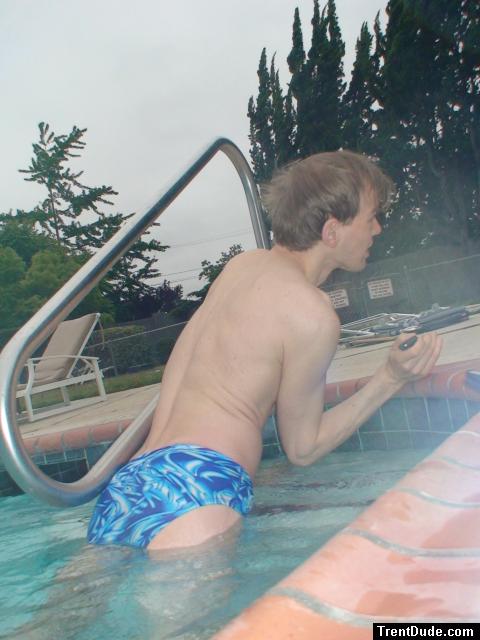 Slipped getting out of the pool - ouch!