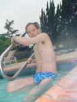 arm pits and blue speedo