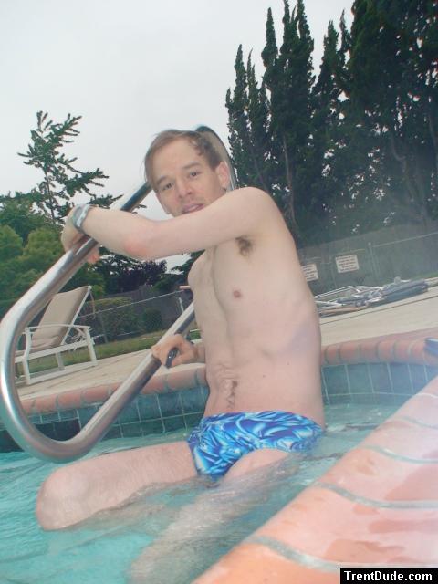 arm pits and blue speedo