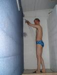 Showering after the swim