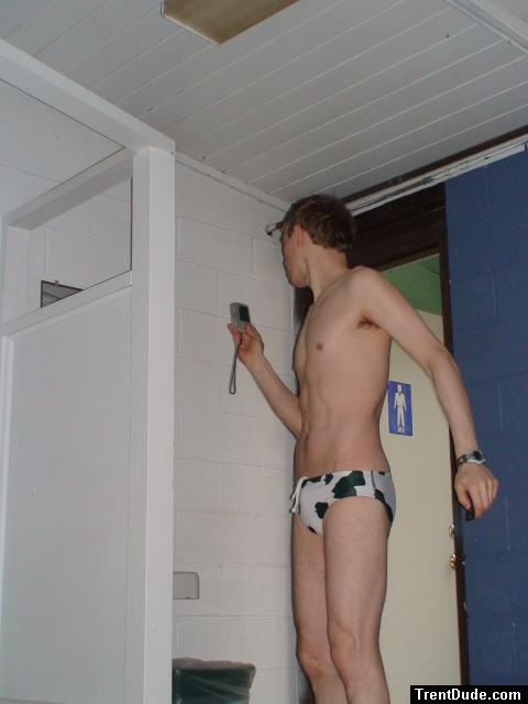 Checking himself out