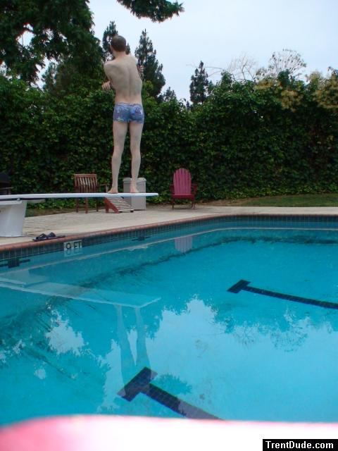 A pirate boat on his cheek