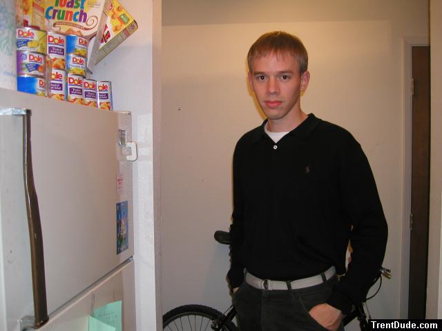 Trent in a black shirt!