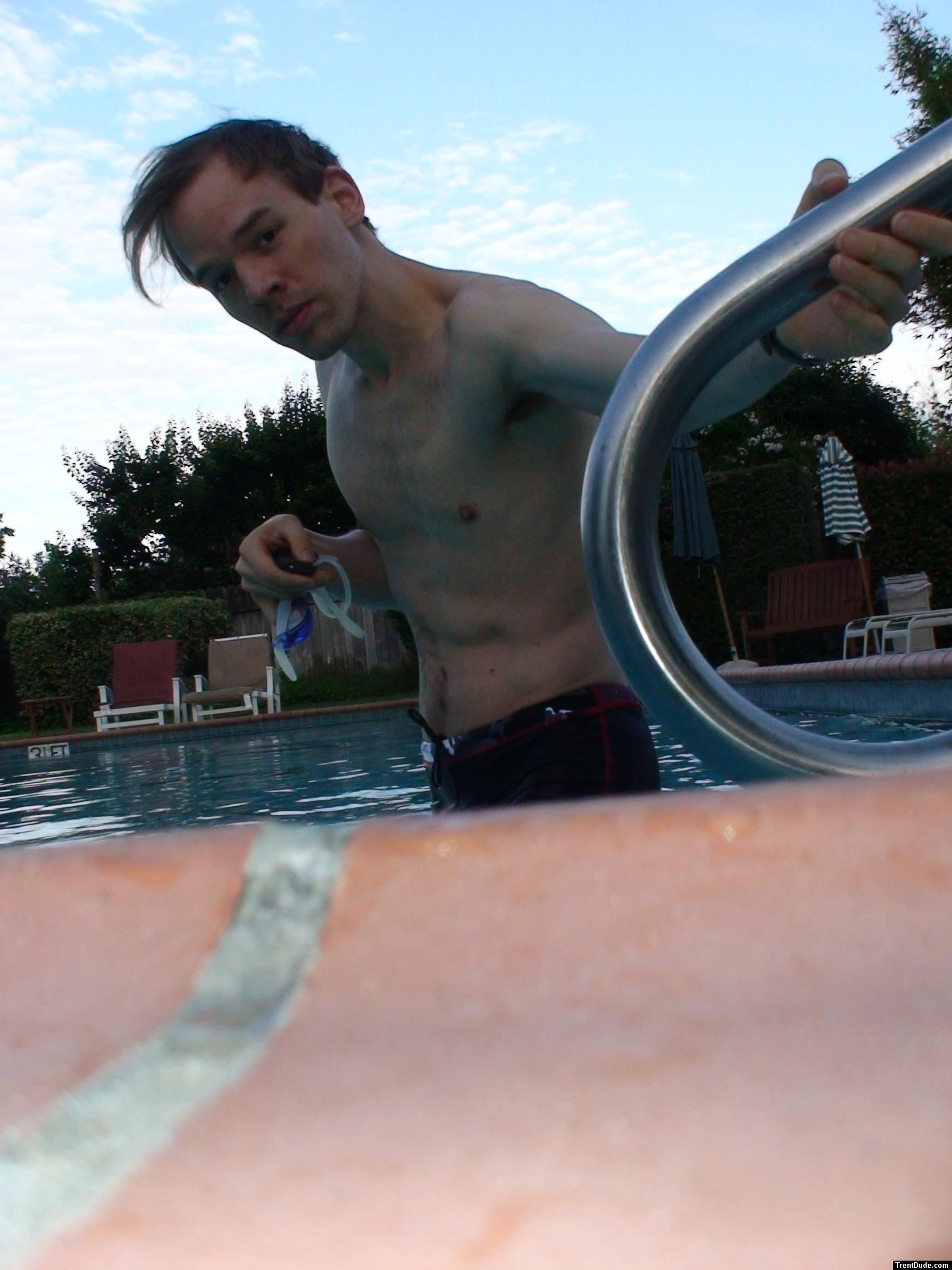 Nike Swim Aquaburst Jammer - Varsity Red - 34