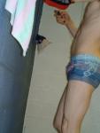 showering with the Ibizia brief (face did not show up in photo)