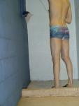 showering with the Ibizia brief (face did not show up in photo)