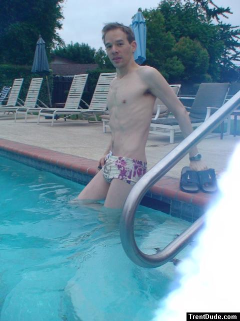 Mexicano swim brief from Ami Sanzuri.com (holding Nike slippers)