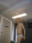 Jockey tightey whitey, chest hair (best)