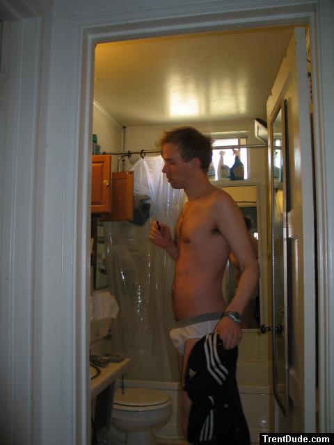 Chest hair and Jockey underwear