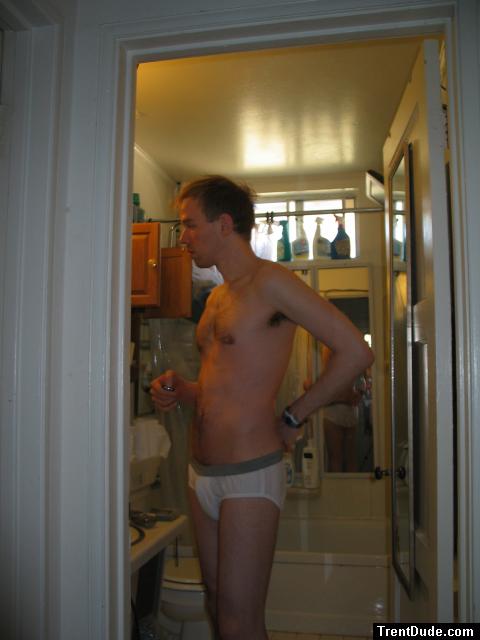 Chest hair and Jockey underwear