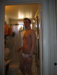 Chest hair, jockey underwear