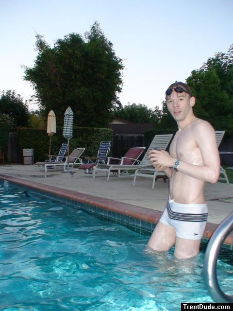 out of breath after a swim