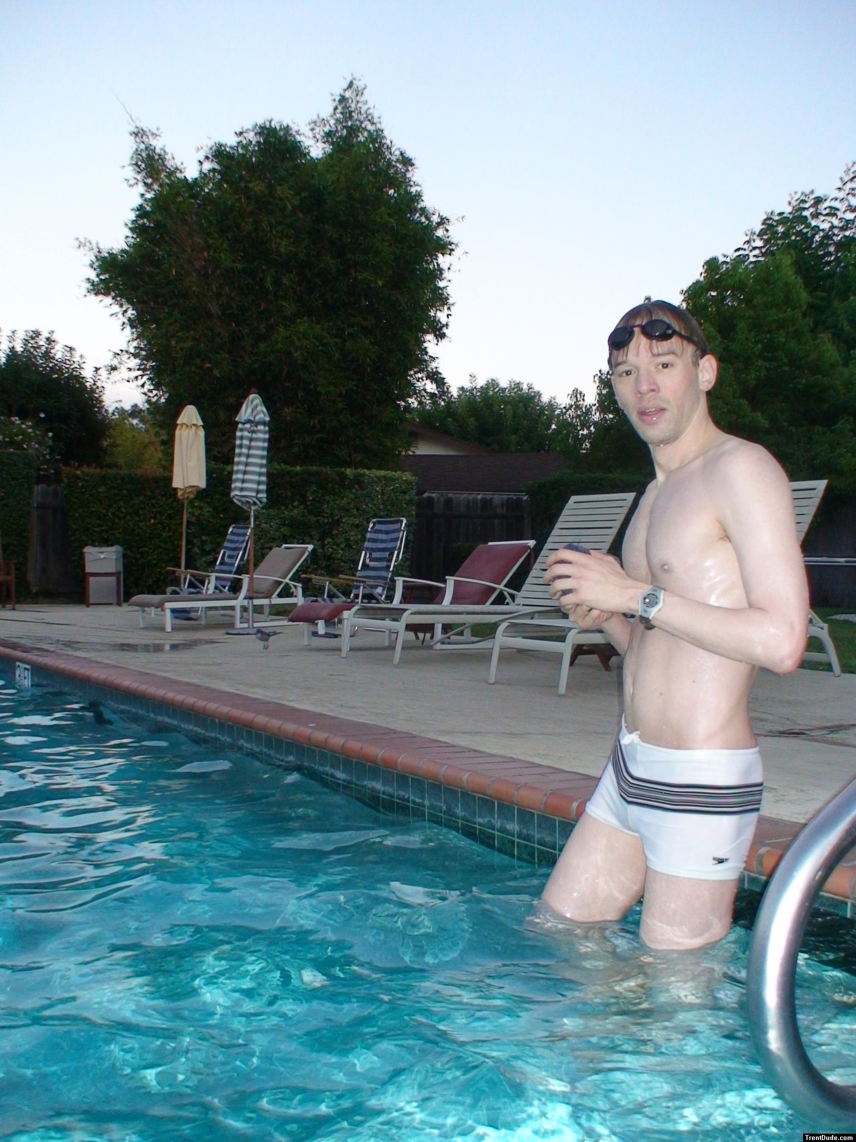 out of breath after a swim