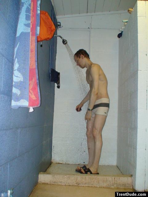 Getting showered