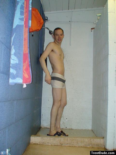 Sagging in a white speedo