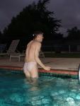 White speedo is almost see through in the rear