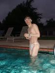 White Solar 1" speedo from Macy's.com (worn on a cloudy day when no one else was at the pool)