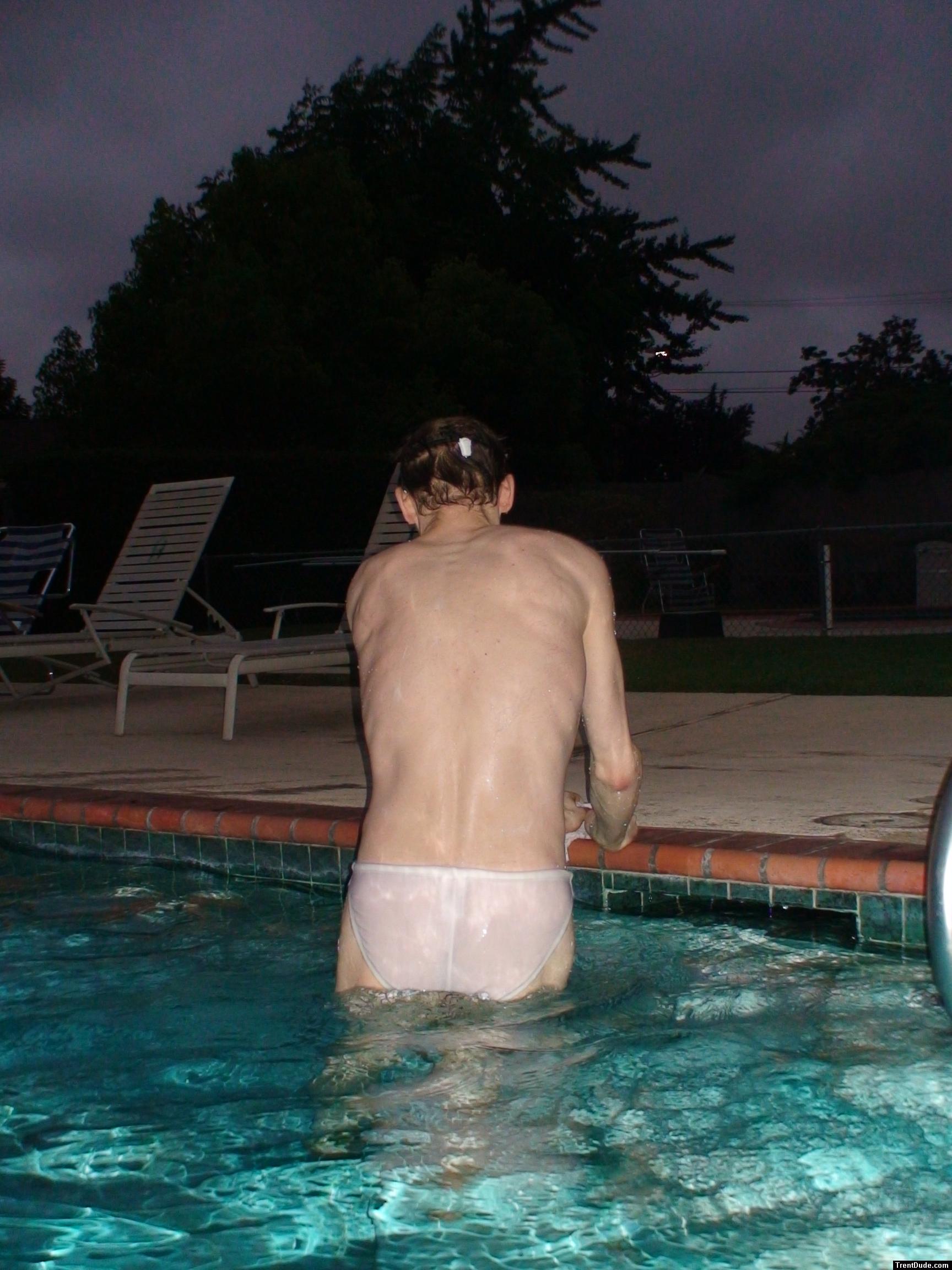 White speedo (rear)