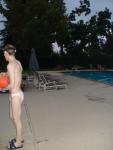 Not sure where to play basketball with a white speedo