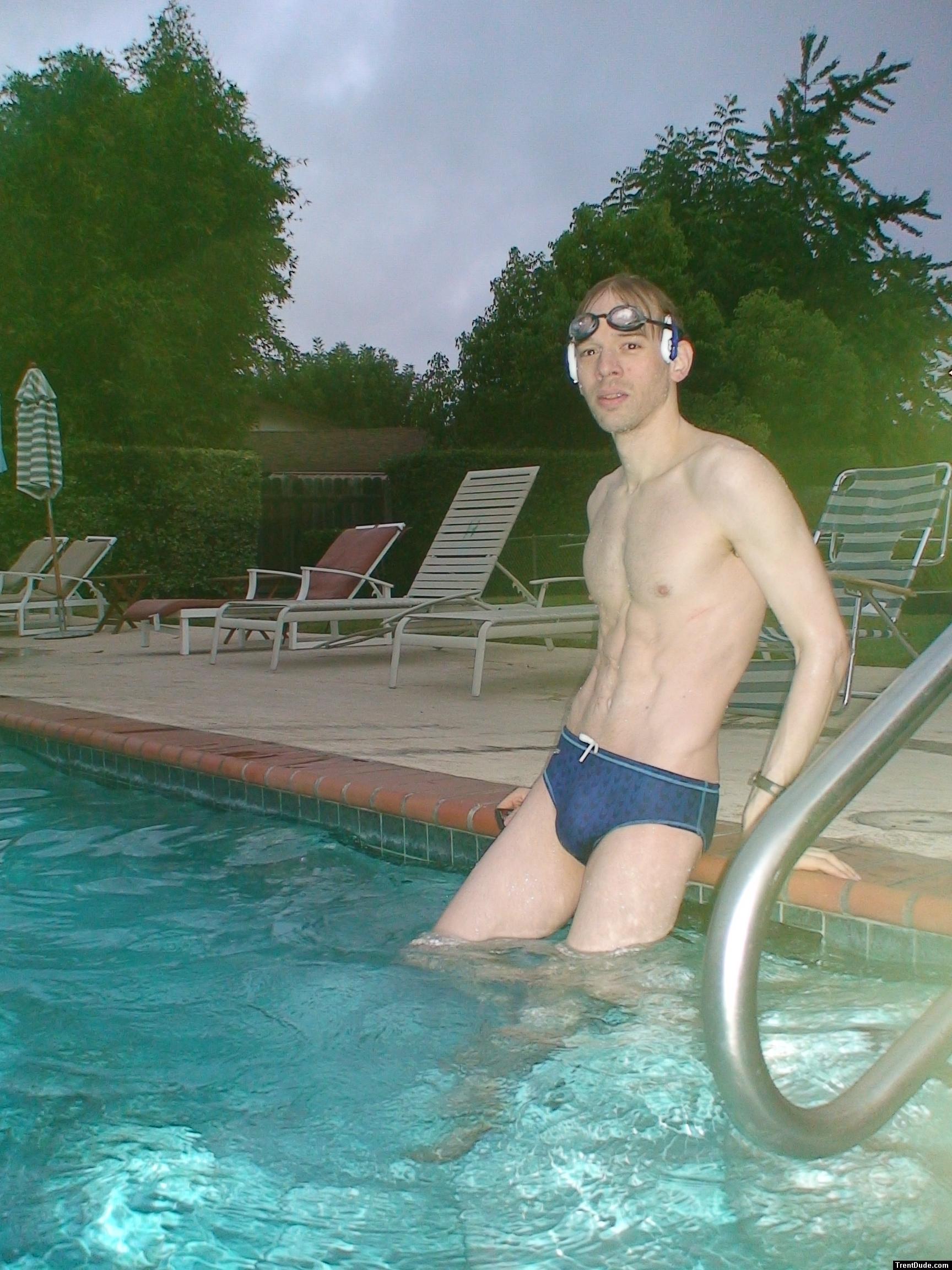 Swimmer in Speedo Fastskin Royal Blue brief from speedousa.com (pouch)