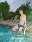 Swimmer in Speedo Fastskin Royal Blue brief from speedousa.com