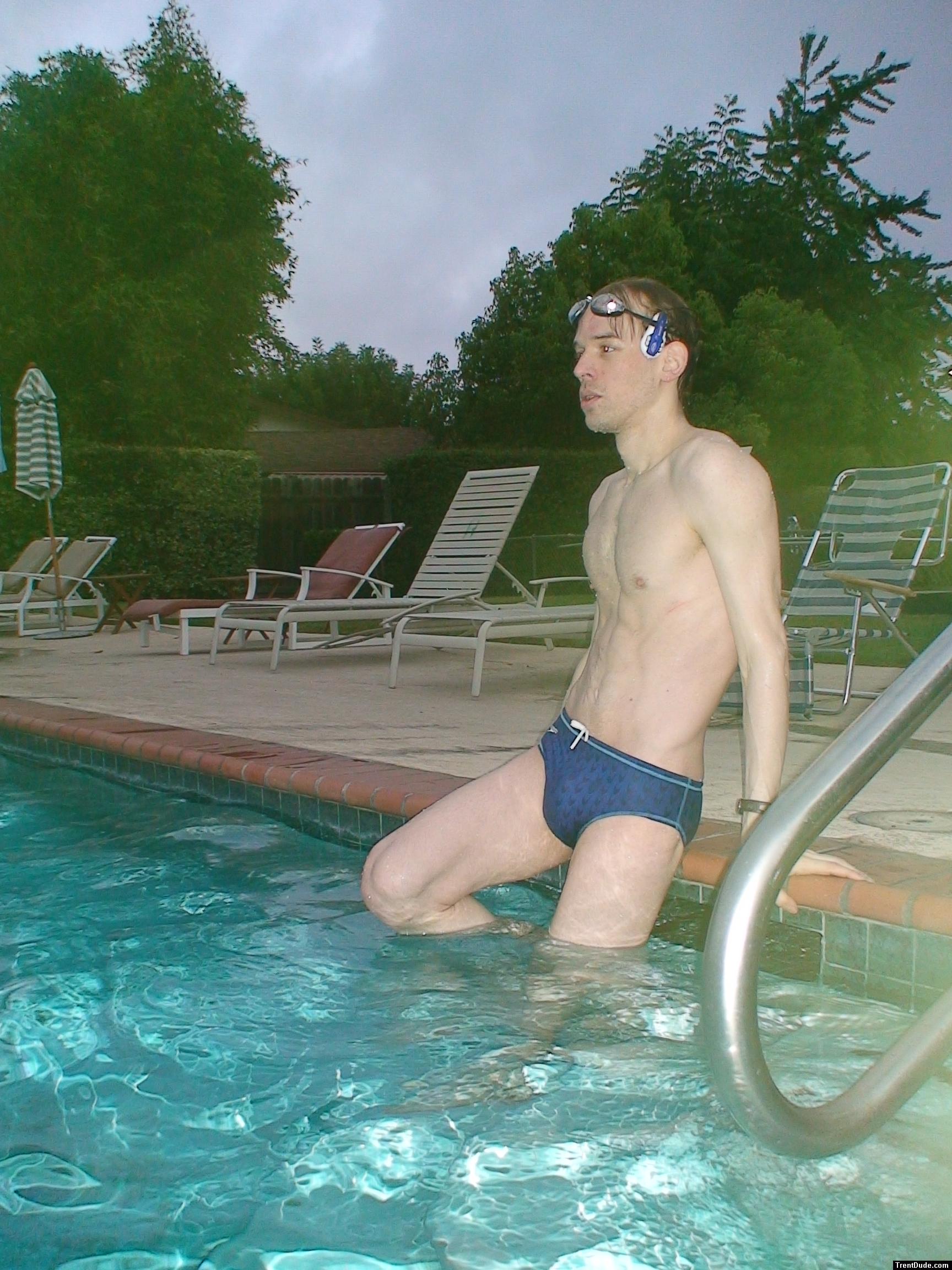 Swimmer in Speedo Fastskin Royal Blue brief from speedousa.com