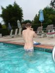 Size medium is too big for competitive swimming