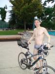 Pirates swimsuit by designer Ami Sanzuri, and Specialized bike