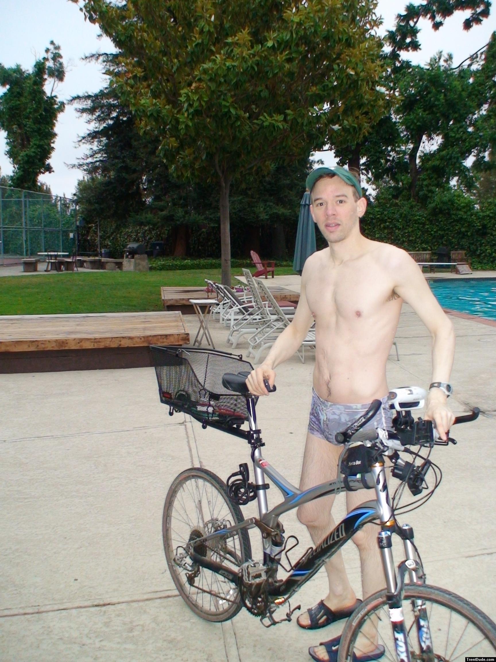 Pirates swimsuit by designer Ami Sanzuri, and Specialized bike