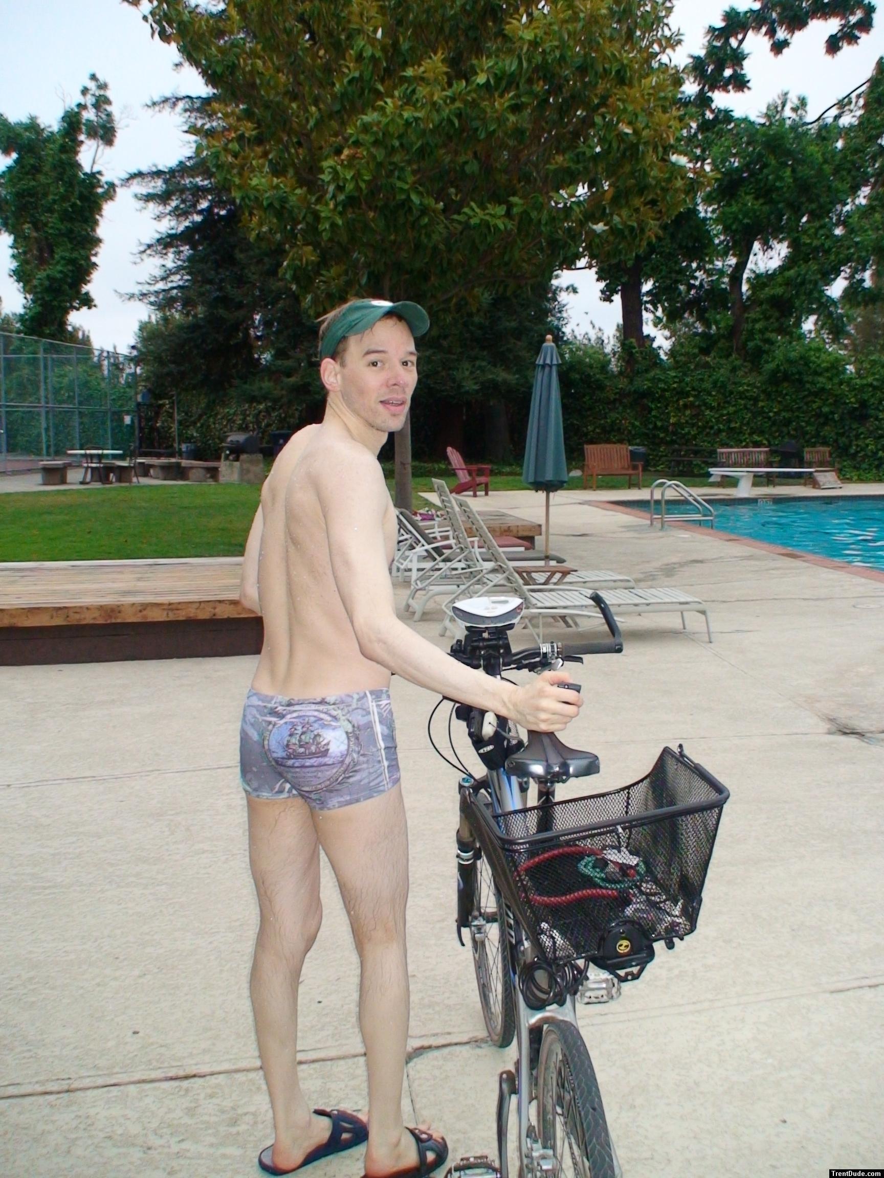 Pirates swimsuit by designer Ami Sanzuri, and Specialized bike