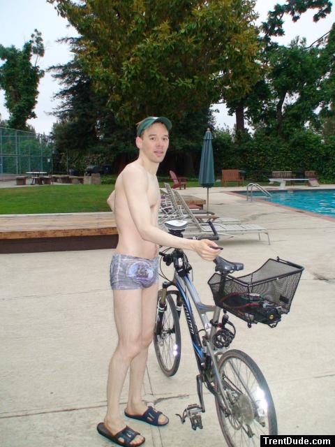 Pirates swimsuit by designer Ami Sanzuri, and Specialized bike