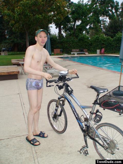 Pirates swimsuit by designer Ami Sanzuri, and Specialized bike