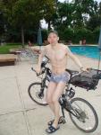 Pirates swimsuit by designer Ami Sanzuri, and Specialized bike