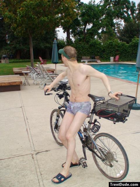 Pirates swimsuit by designer Ami Sanzuri, and Specialized bike