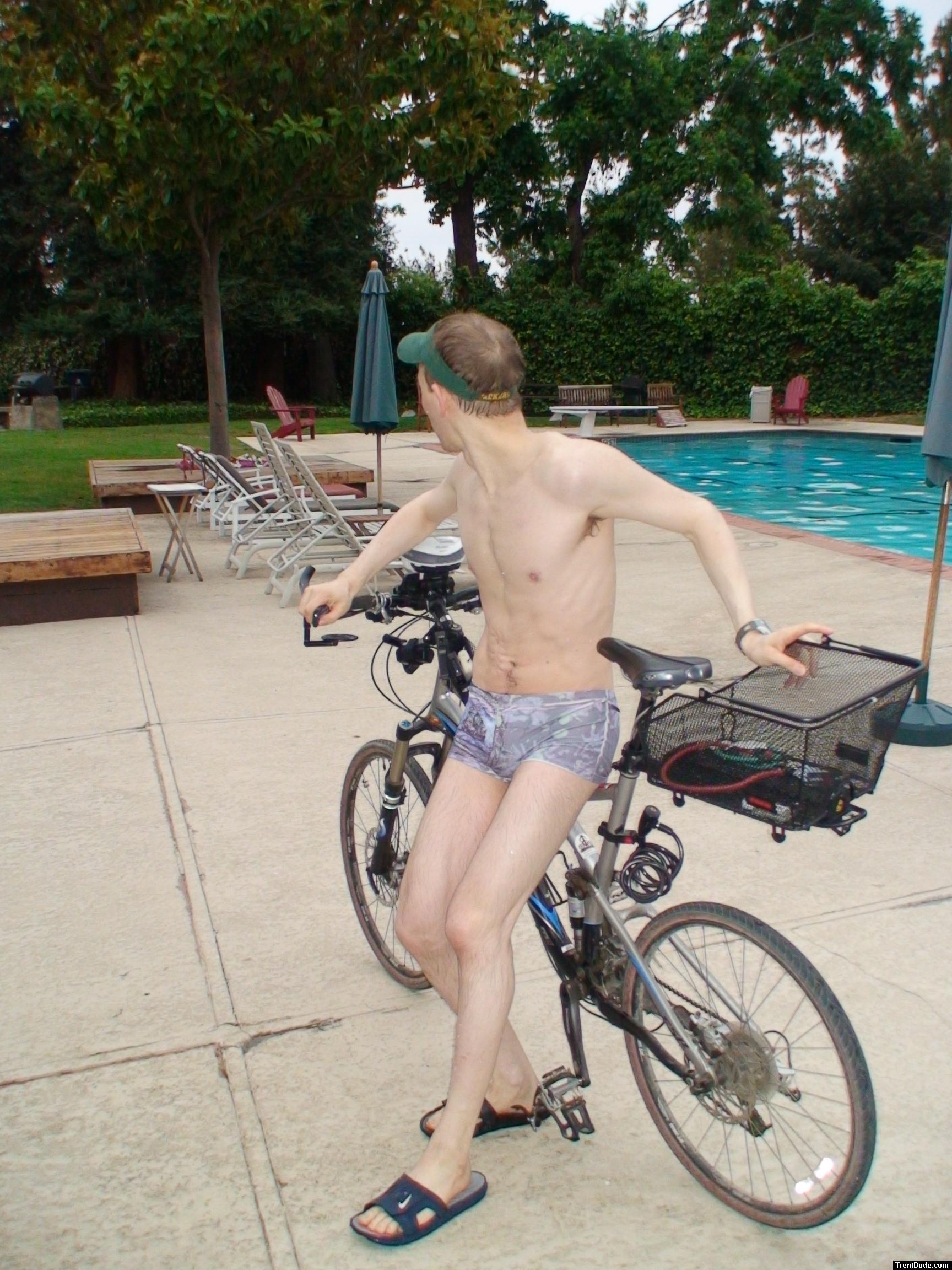 Pirates swimsuit by designer Ami Sanzuri, and Specialized bike