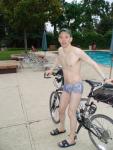 Pirates swimsuit by designer Ami Sanzuri, and Specialized bike