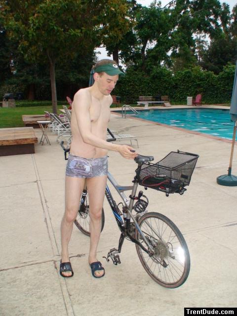 Pirates swimsuit by designer Ami Sanzuri, and Specialized bike