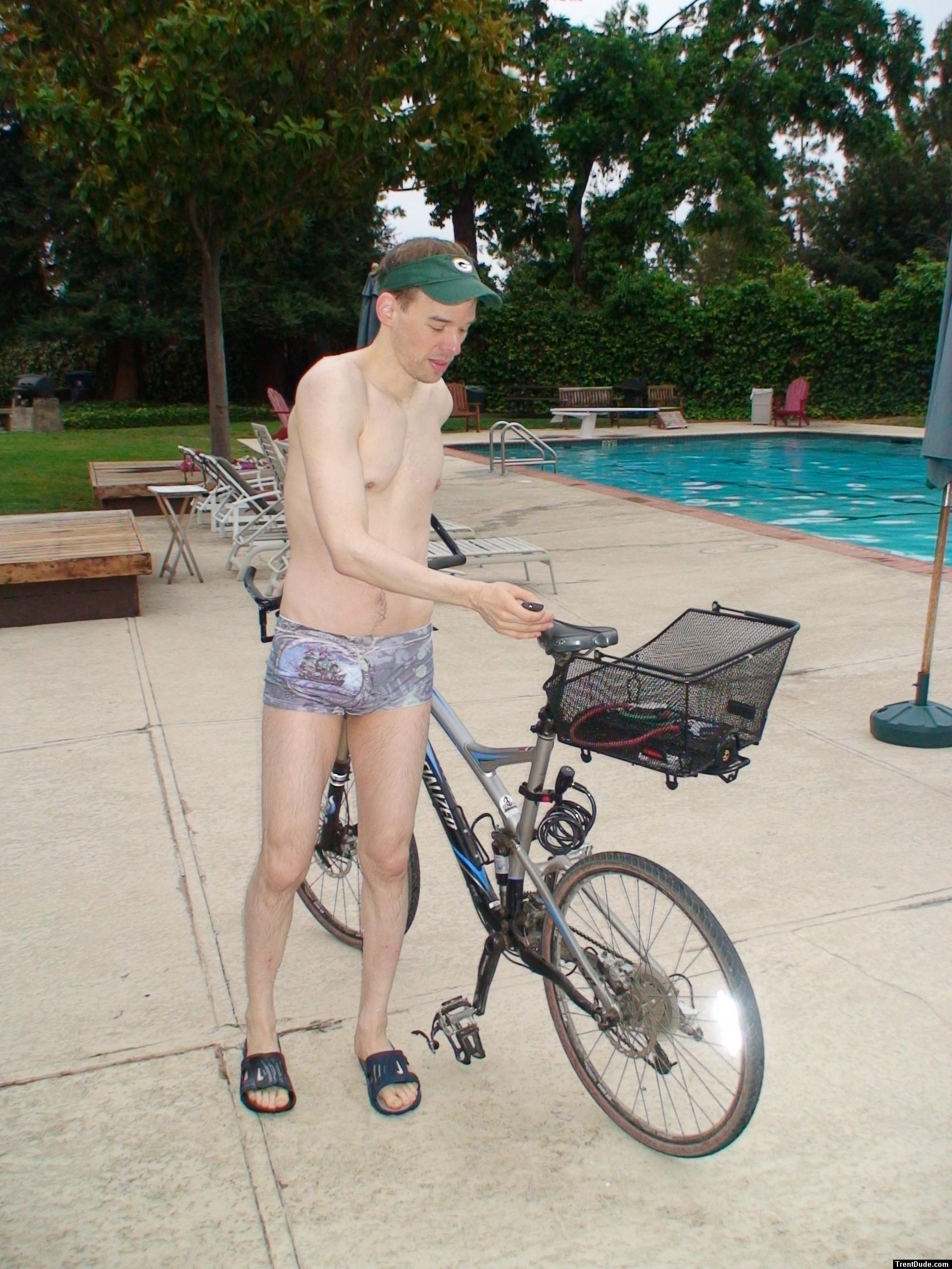 Pirates swimsuit by designer Ami Sanzuri, and Specialized bike