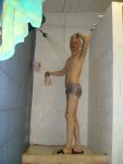 showering after a swim