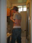 sagging jeans and Patagonia boxer briefs