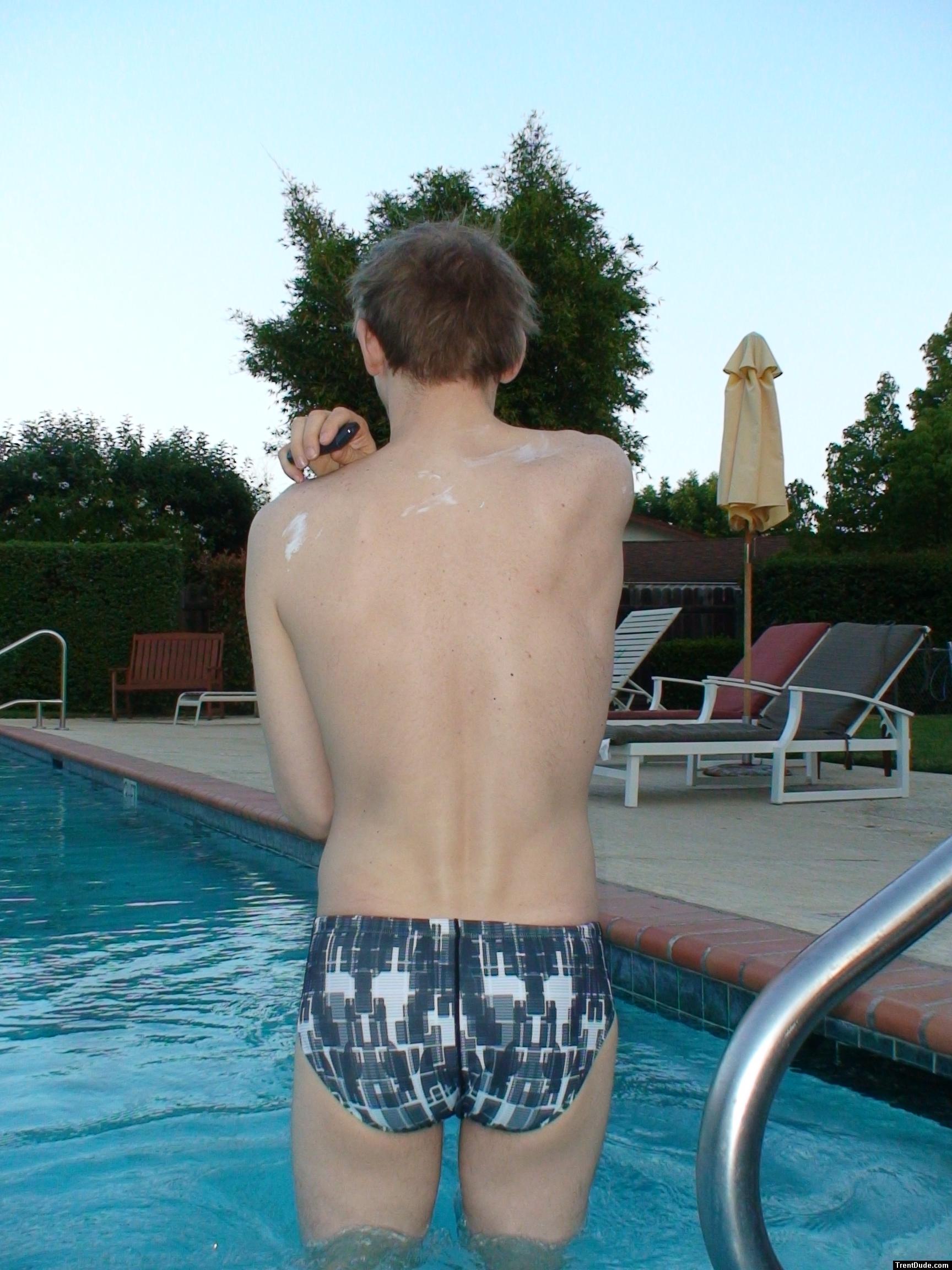 Nike Swim Geo Block Brief - Black - size 34