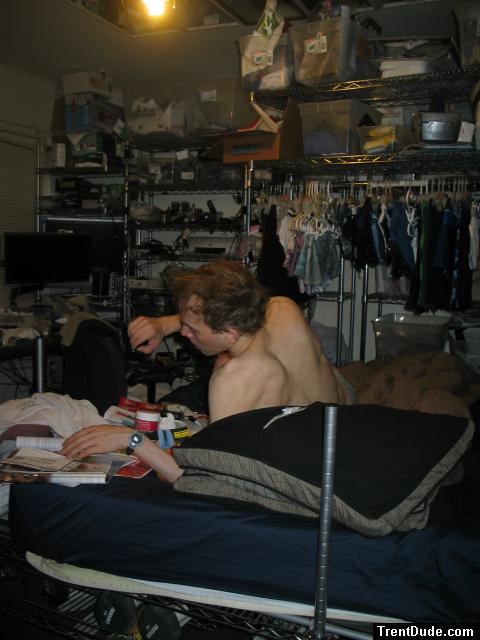Finding a place to lay down